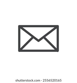 Email message icon Vector logo outline