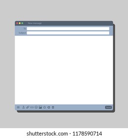 Email message interface