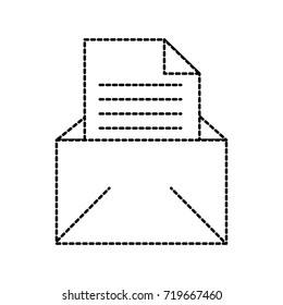 email message letter envelope open icon