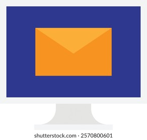 Email Message Letter Icon Vector Flat Illustration