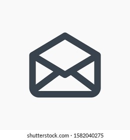 Email message material design line vector icon