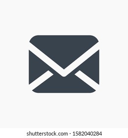 Email message material design line vector icon