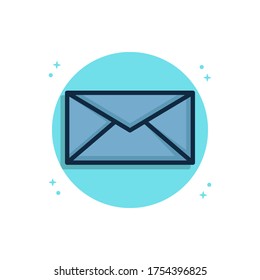 Email and Message Sign Vector Icon. Letter Illustration Conceptual
