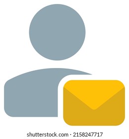 mensaje de correo electrónico de un usuario recibido en línea