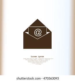 Email message vector icon