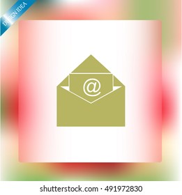 Email message vector icon