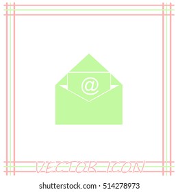 Email message vector icon