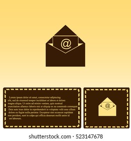 Email message vector icon