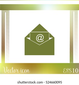 Email message vector icon