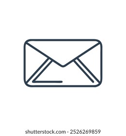 Email Message Vector Icon, Opened envelope email icon, Email Icon