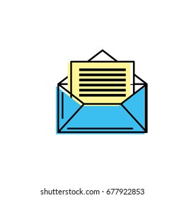 e-mail message to write and communication