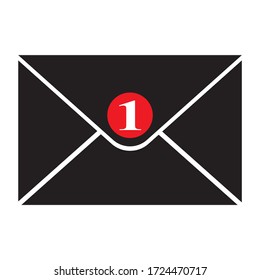 Email messages icon vector graphics