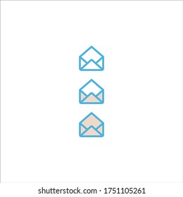 email messaging icon flat vector logo design trendy illustration signage symbol graphic simple