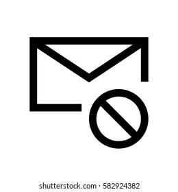 Email mini line, icon, background and graphic. The icon is black and white, linear  flat, vector, pixel perfect, minimal, suitable for web and print. 