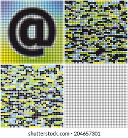 Email (mixed mosaic with empty cells)