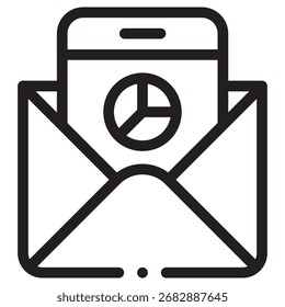 Email Icono de Vector moderno: Plantilla de símbolos de ilustración mínima para el diseño de interfaz de usuario de App móvil de Web