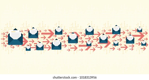 Email Moving. Email marketing