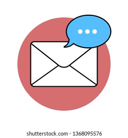 Email New Message Icon Envelope Symbol Letter