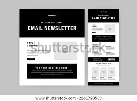 Email Newsletter Layout and Email Newsletter Design