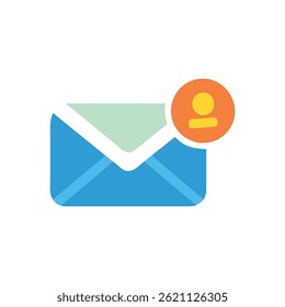 Un ícono de notificación por correo electrónico para Actualizar y alertas.