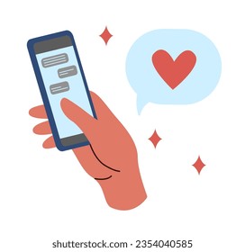 Email notification with letters, congratulations mail. Letters Be my Valentine.