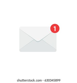 Email Notification,receiving Message Vector Illustration