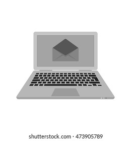 Email on Laptop