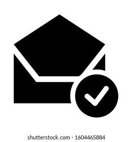 email open icon isolated sign symbol vector illustration - Collection of high quality black style vector icons
