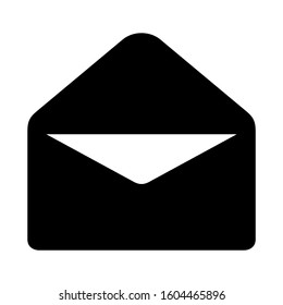 email open icon isolated sign symbol vector illustration - Collection of high quality black style vector icons
