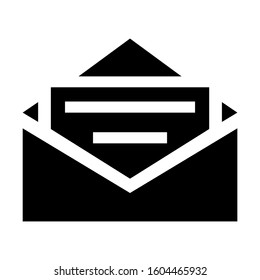 email open icon isolated sign symbol vector illustration - Collection of high quality black style vector icons
