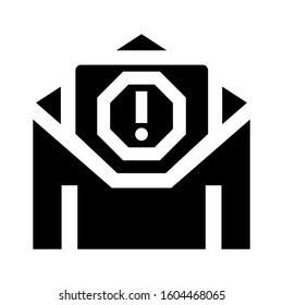 email open icon isolated sign symbol vector illustration - Collection of high quality black style vector icons
