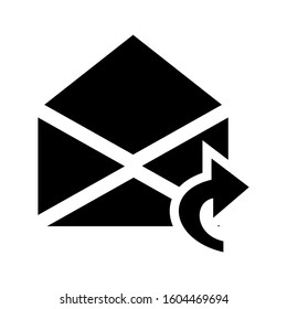 email open icon isolated sign symbol vector illustration - Collection of high quality black style vector icons
