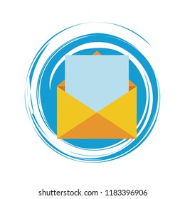 Email open symbol