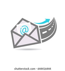 Email out to the Internet Highway Logo