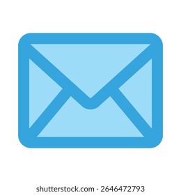 Bewerkbare vulpictogram voor e-mailomtrek