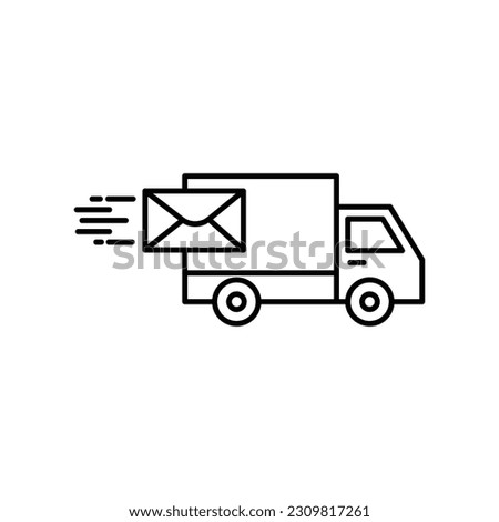 Email  Outline Vector Icon that can easily edit or modify

