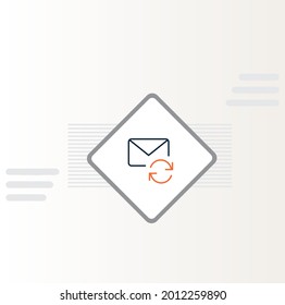 email overflow icon vector design