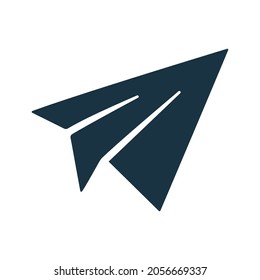 Email, paper plane icon. Simple editable vector illustration.