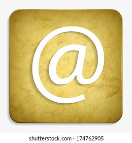 e-mail parchment icon