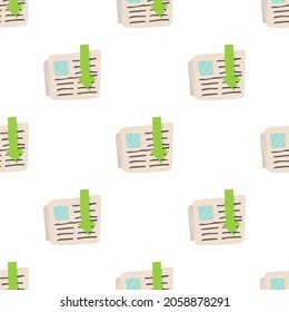 Email pattern seamless background texture repeat wallpaper geometric vector