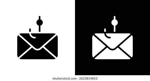Email phishing icon for logo web mobile app UI design.