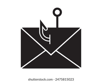 Email phishing icon, Email phishing vector icon