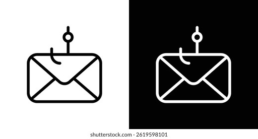 Email phishing icon Vector symbol in trendy flat style