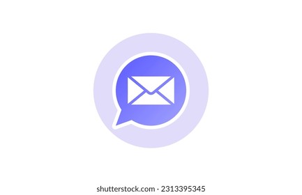 Correo electrónico, icono. Servicios de correo de sobres. Mensaje de contacto enviar carta de dirección aislada de vector plano