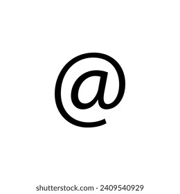 email at the rate icon 