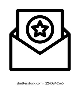 email rating icon or logo isolated sign symbol vector illustration - high quality black style vector icons
