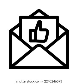 email rating icon or logo isolated sign symbol vector illustration - high quality black style vector icons
