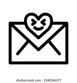 icono de clasificación de correo electrónico o logotipo símbolo de signo aislado ilustración vectorial - iconos vectoriales de estilo negro de alta calidad
