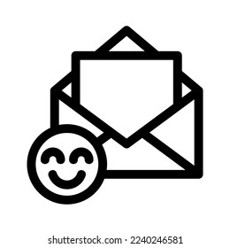 email rating icon or logo isolated sign symbol vector illustration - high quality black style vector icons
