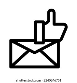 email rating icon or logo isolated sign symbol vector illustration - high quality black style vector icons
